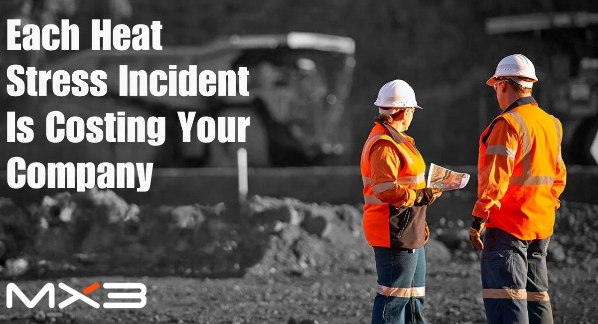 Construction worker in safety gear stands on site, with a large truck in the background and a bold text stating "Incident Report 2081."